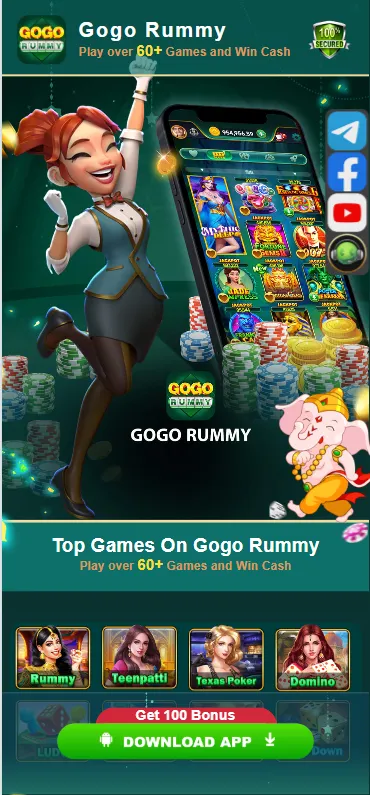 gogo rummy app banner