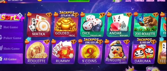 app's games dashboard