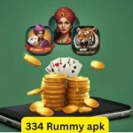 334 rummy app logo