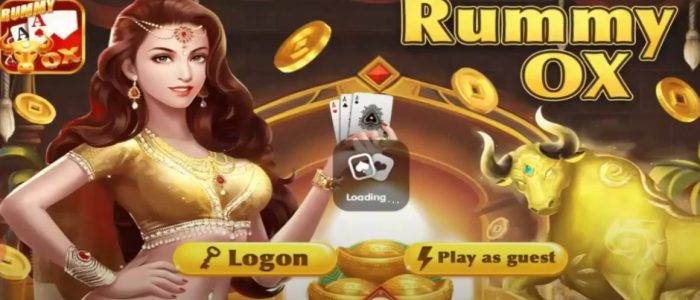 Rummy ox login screen