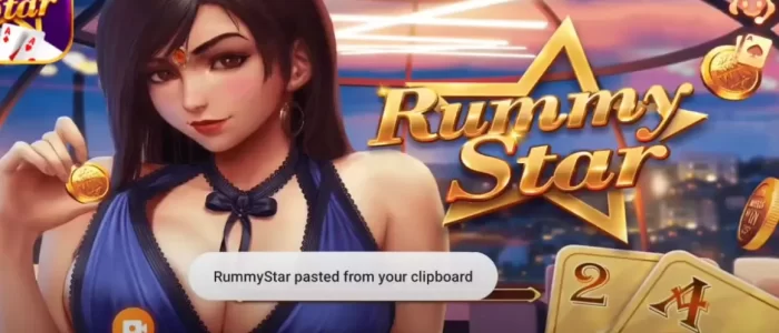 rummy star app login screen