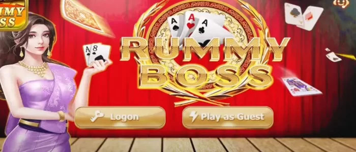 rummy boss app login screen