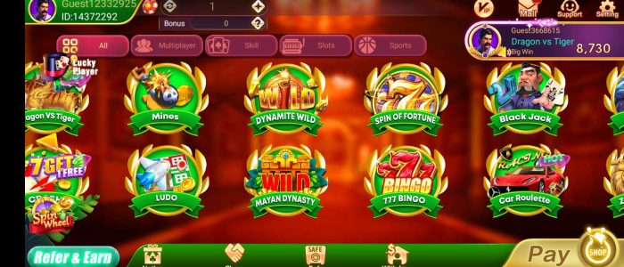 app games screenshot